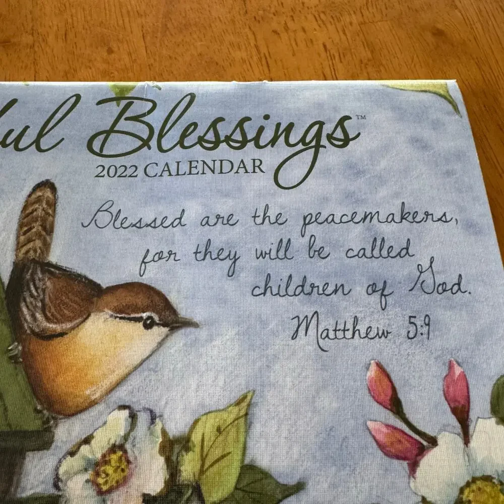 Lang Bountiful Blessings Calendar 2022 Susan Winget Art Birds Scripture Verses